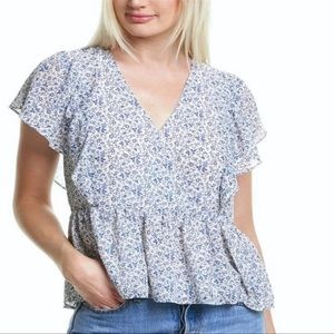 Madewell wrap style top
